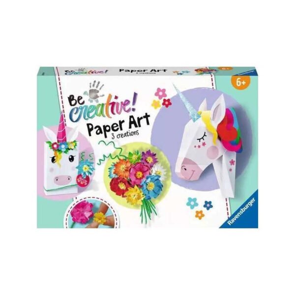 Be Creative Midi XL: Paper Art fiori e unicorni