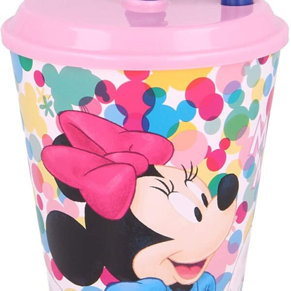 Bicchiere con Cannuccia Minnie