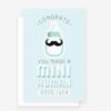 Biglietto d'auguri - greeting baby born card - baby boy - mini human -