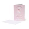 BIGLIETTO D'AUGURI - GREETING BABY BORN
CARD - BABY GIRL - MINI HUMAN -