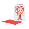BIGLIETTO D'AUGURI - GREETING
CARD - POPCORN - POPCORN