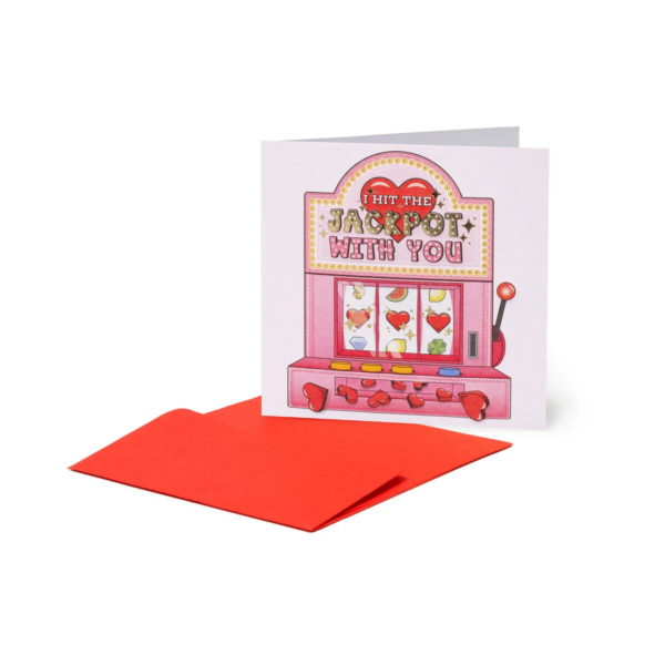 BIGLIETTO D'AUGURI - GREETING
CARD - SLOT MACHINE - SLOT
MACHINE