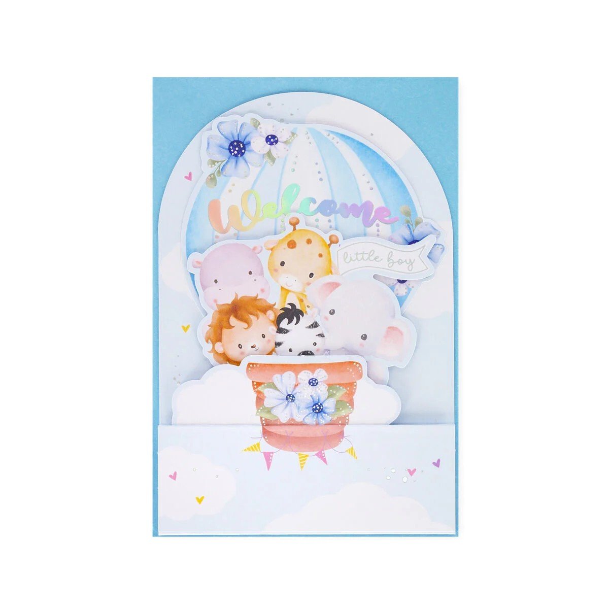 BIGLIETTO POP-UP - POP-UP GREETING CARD - BABY BOY