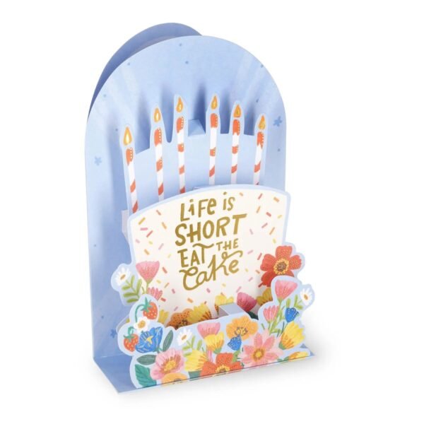 Biglietto pop-up - pop-up greeting card - birthday cake