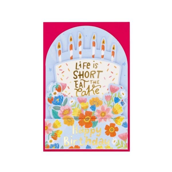 BIGLIETTO POP-UP - POP-UP GREETING CARD - BIRTHDAY CAKE