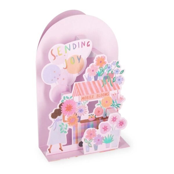 BIGLIETTO POP-UP - POP-UP GREETING CARD - FLOWER CART