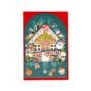Biglietto pop-up - pop-up greeting card - gingerbread house