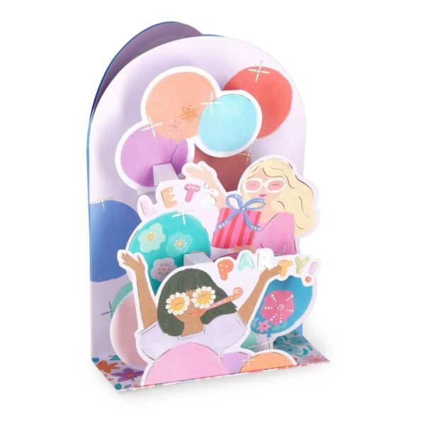 BIGLIETTO POP-UP - POP-UP GREETING CARD - PARTY GIRLS