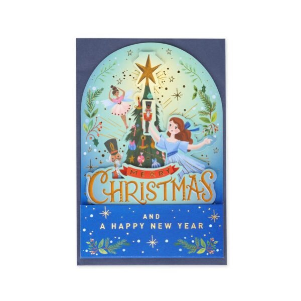 Biglietto pop-up - pop-up greeting card - xmas tree