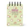 Bloc-notes spiralato a righe - spiral notepad - mini - corgi