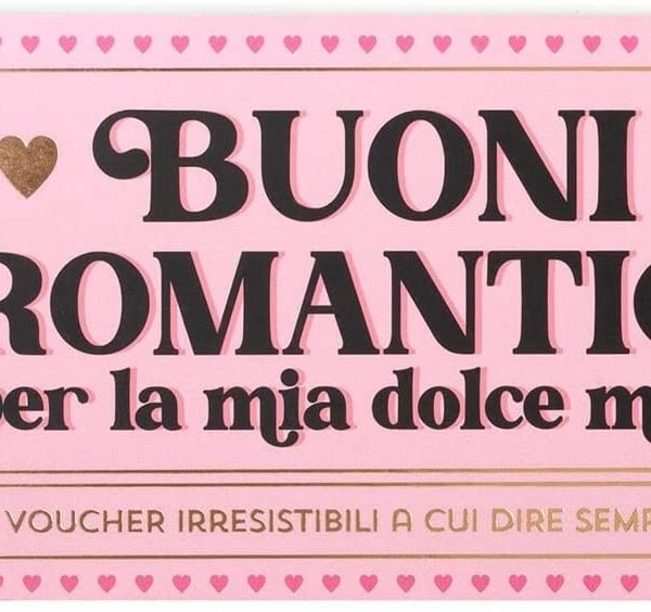 BLOCCHETTO DA 24 VOUCHER - GIFT VOUCHERS - HEART