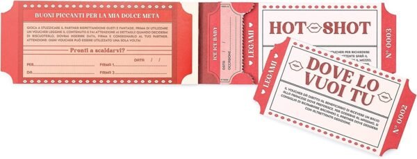Blocchetto da 24 voucher - sex vouchers - it