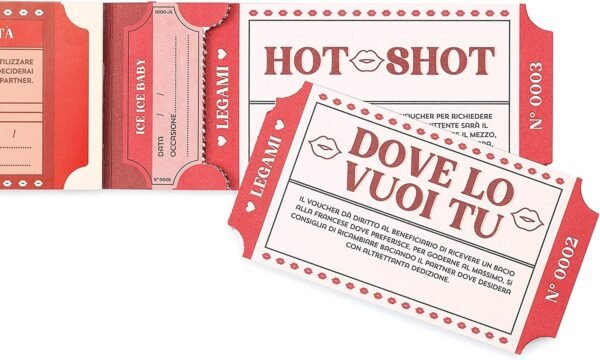 Blocchetto da 24 voucher - sex vouchers - it