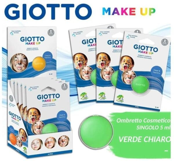 BLS1X5ML FACEPAINT GIO MAKEUP VERDE