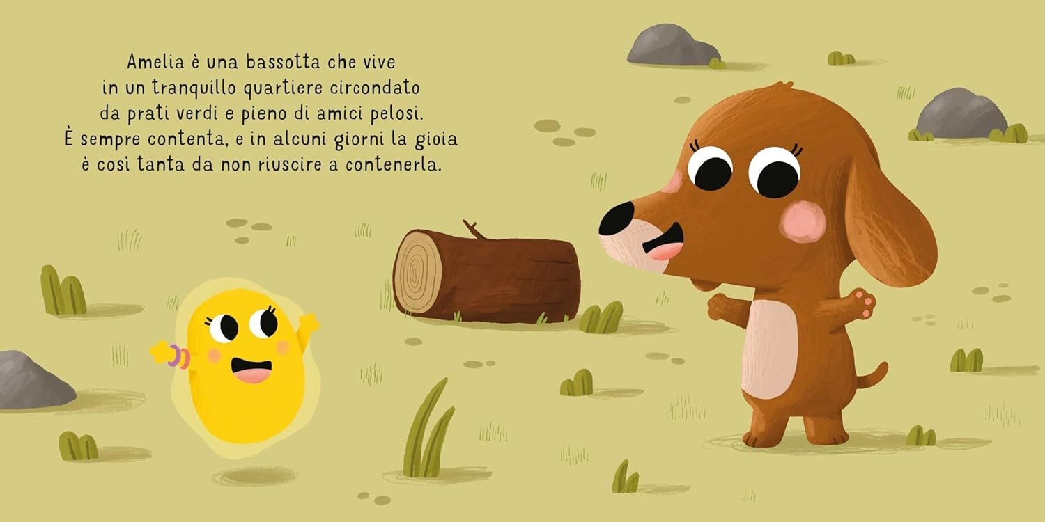 BOARD BOOKS - AMELIA LA BASSOTTA. CHE GIOIA! C. DENTI, S. CIRILLO, C. ODABASI - immagine 2