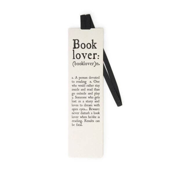 BOOKLOVERS BOOKMARK WITH ELAST