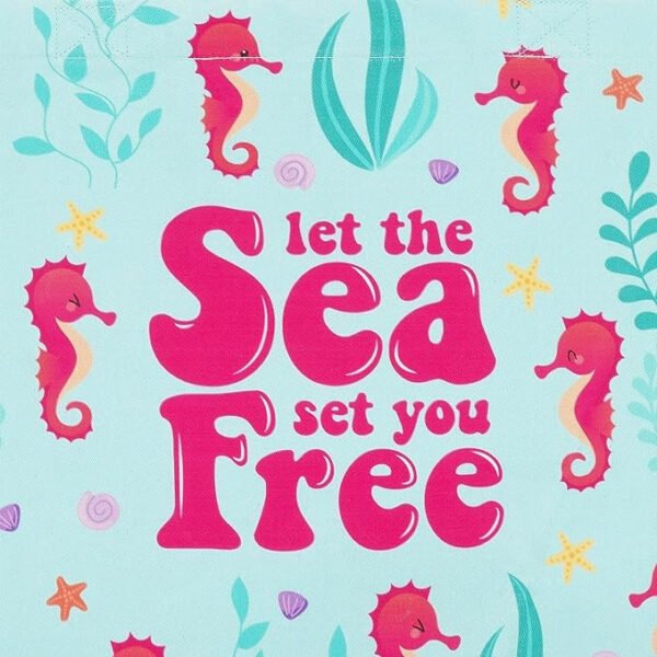 BORSA MARE - BEACH BAG -
SEAHORSE