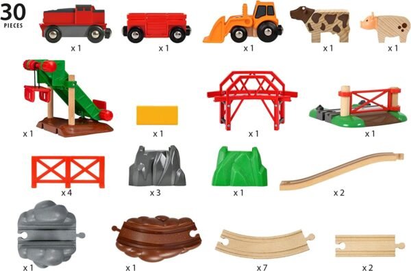 BRIO Set Fattoria degli animali