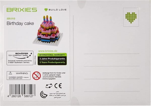 Brixies - Cartolina Torta di Compleanno - 98 pz.