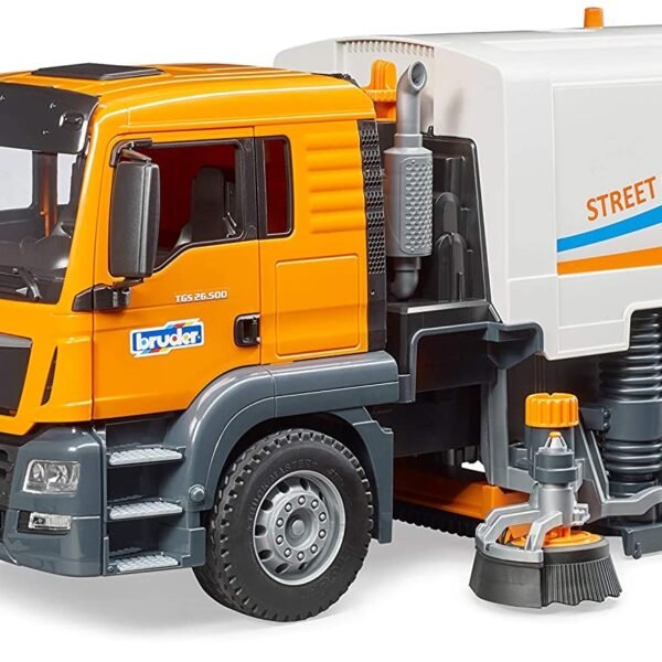 BRUDER CAMION MAN TGS PULIZIA STRADE