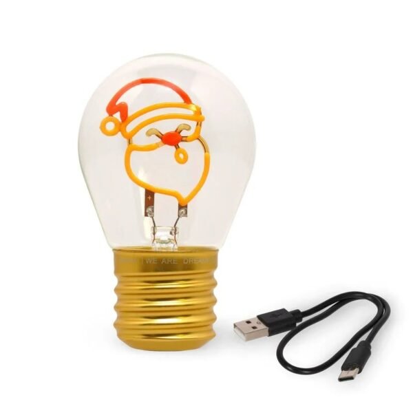 BULB FICTION - LAMPADA DA TAVOLO A LAMPADINA - SANTA CLAUS