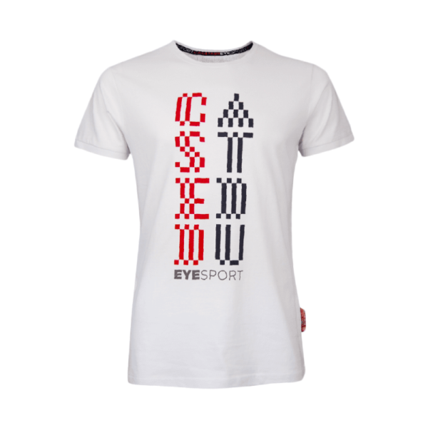 CAGLIARI CALCIO 23/24 &ndash; T-SHIRT FAN WHITE M