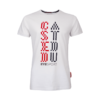 CAGLIARI CALCIO 23/24 &ndash; T-SHIRT FAN WHITE S