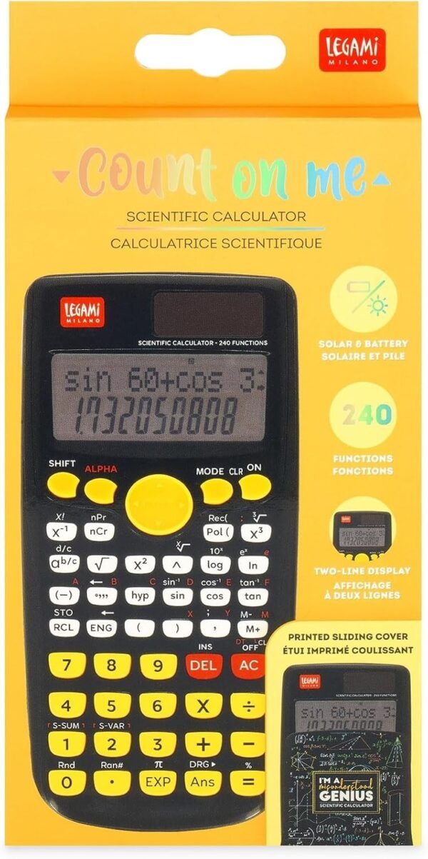 CALCOLATRICE SCIENTIFICA
- COUNT ON ME - GENIUS