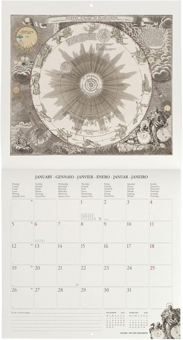 Calendari da parete - 2026 wall calendar -