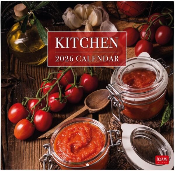 Calendari da parete - 2026 wall calendar - kitchen - 30x29 - food & drink