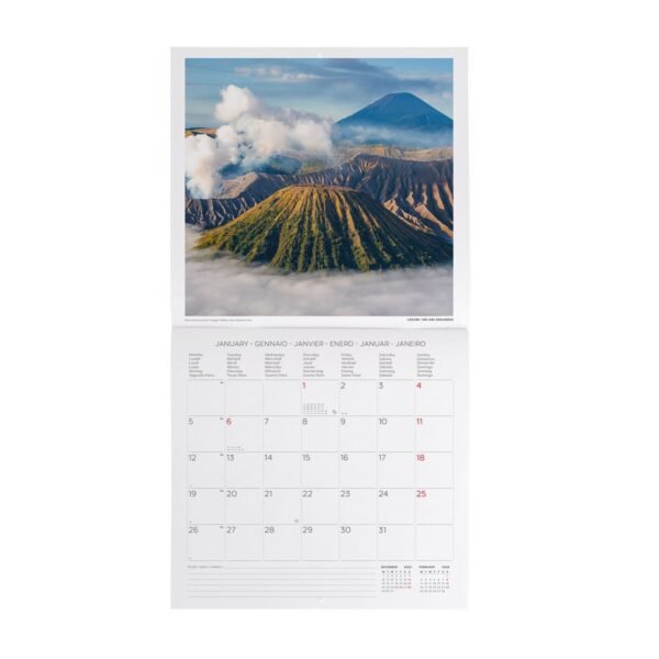 CALENDARI DA PARETE -
2026 WALL CALENDAR -
PLANET EARTH - 30x29 -
LANDSCAPES
