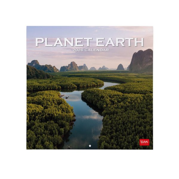 CALENDARI DA PARETE -
2026 WALL CALENDAR -
PLANET EARTH - 30x29 -
LANDSCAPES
