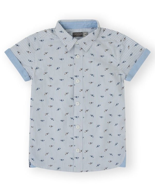 CAMISA VESPA - CELESTE -   10Y - 1