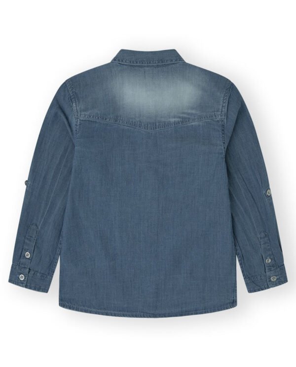 CAMISA WILD - DENIM AZUL -   12Y - 1