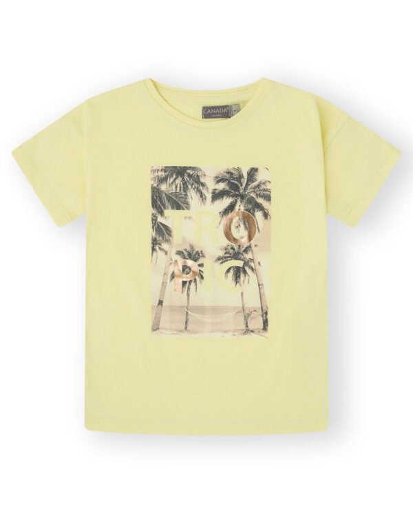 CAMISETA TROPIC - AMARILLO -    4Y - 1