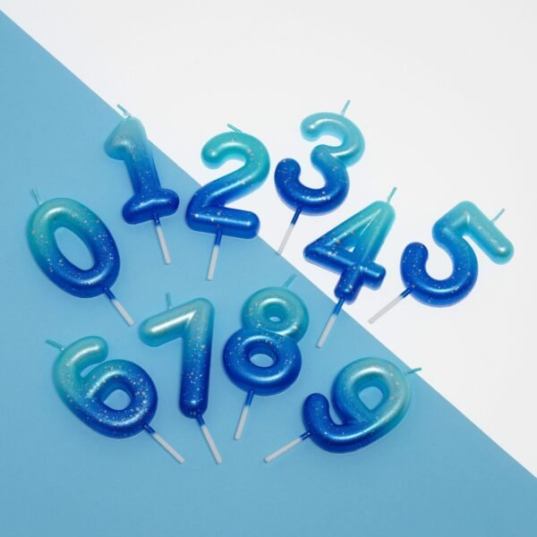 CANDELA PER TORTA -
HAPPY BIRTHDAY CANDLE -
BLUE - 7
