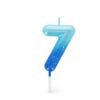 CANDELA PER TORTA -
HAPPY BIRTHDAY CANDLE -
BLUE - 7