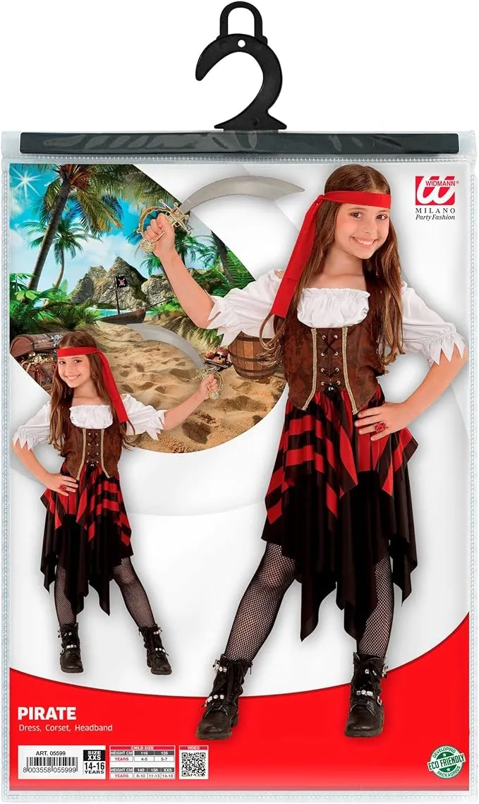 "CAPITANO PIRATA" (vestito, cappello) 98 CM