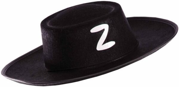 CAPPELLO CAVALIERE NERO BIMBO IN FELTRO (TG.54) CON CARTELLINO/ETICHETTA