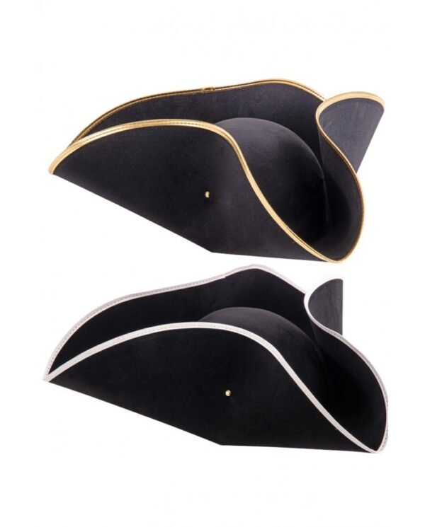 CAPPELLO TRICORNO NERO SCAMOSCIATO (TG.58) MOD.ASS. C/CARTELLINO/ETICHET