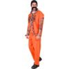 Carcerato (maglietta, pantaloni, berretto, baffi)