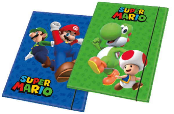 CARTELLA P/FOGLI 3 LEMBI SUPERMARIO