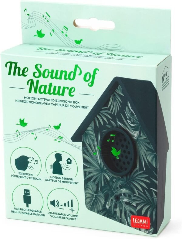 CASETTA SONORA SENSORE MOVIM.
- THE SOUND OF NATURE