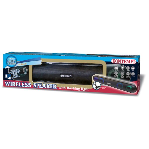 Cassa acustica wireless con effetti luminosi, presa usb e micro USB