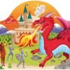 Cavalieri e draghi. Libro e puzzle fantasy. Ediz. a colori. Con puzzle sagomato