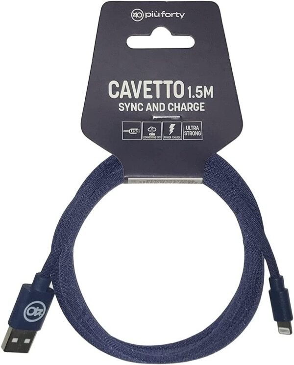 CAVO USB COL.ASS.RIC. E SINCRON. DATI TYPE A/LIGHTING +FORTY