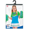 "CHEERLEADER" verde/azzurro (vestito, 2 pom pom)