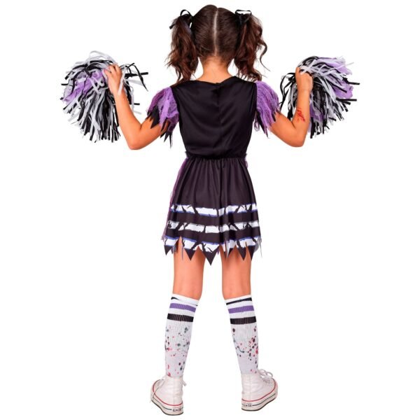 Cheerleader zombie (vestito, calze, pon pons)