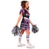 Cheerleader zombie (vestito, calze, pon pons)