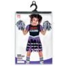 Cheerleader zombie (vestito, calze, pon pons)